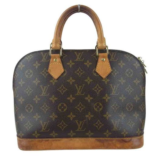 LOUIS VUITTON ルイ・ヴィトン M51130 モノグラム 旧アルマ レザー ハンドバッグ ブラウン系【中古】