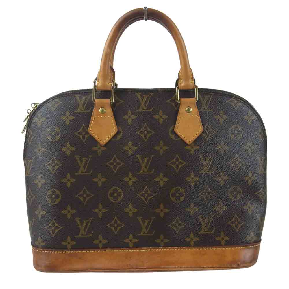 LOUIS VUITTON ルイ・ヴィトン M51130 モノグラム 旧アルマ レザー ハンドバッグ ブラウン系【中古】