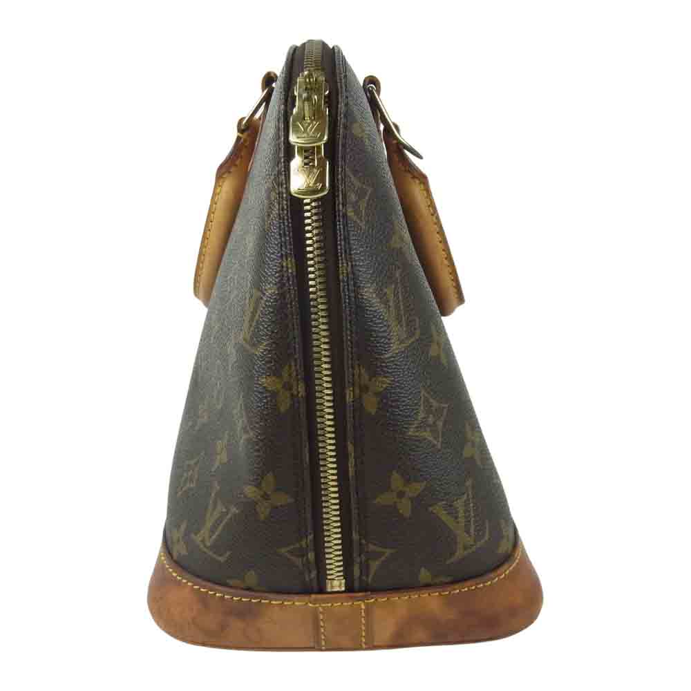 LOUIS VUITTON ルイ・ヴィトン M51130 モノグラム 旧アルマ レザー ハンドバッグ ブラウン系【中古】