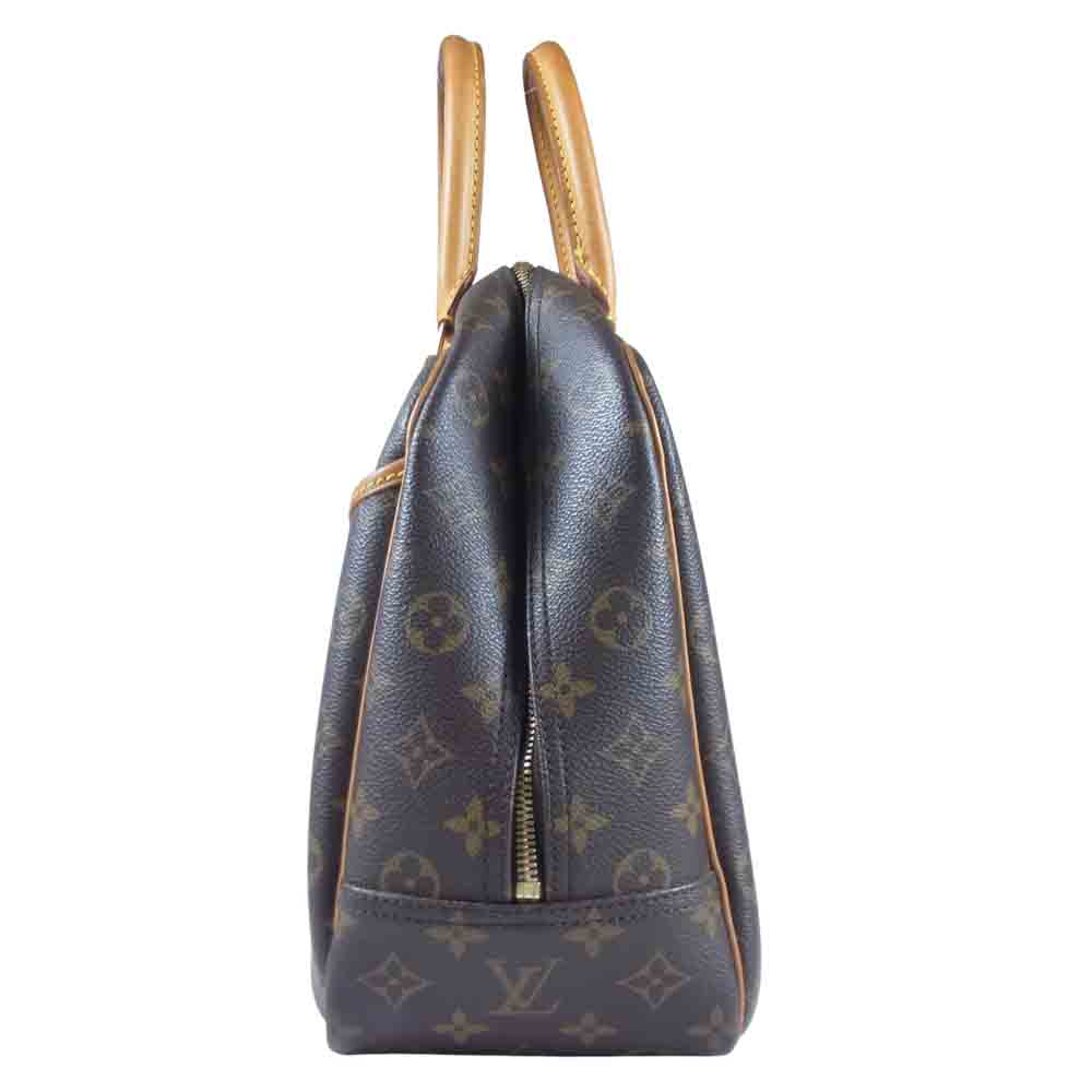 LOUIS VUITTON ルイ・ヴィトン M47270 01年製 モノグラム ドーヴィル 手提げ ボウリングバッグ ハンドバッグ ブラウン系【中古】