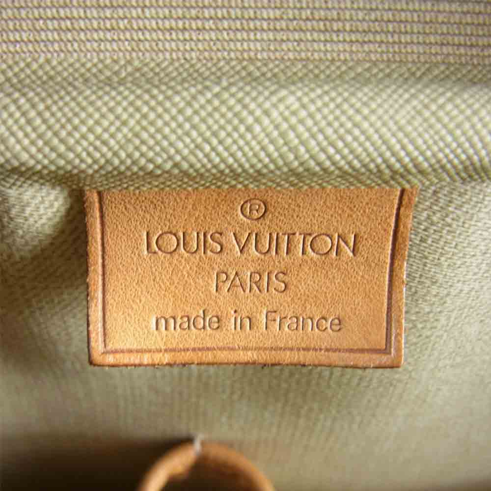 LOUIS VUITTON ルイ・ヴィトン M47270 01年製 モノグラム ドーヴィル 手提げ ボウリングバッグ ハンドバッグ ブラウン系【中古】