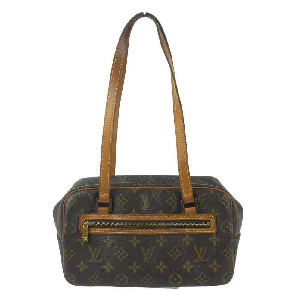 LOUIS VUITTON ルイ・ヴィトン M51182 モノグラム シテ MM バッグ ブラウン系【中古】
