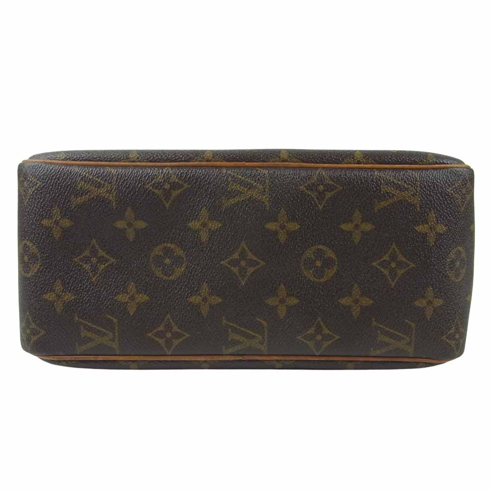 LOUIS VUITTON ルイ・ヴィトン M51182 モノグラム シテ MM バッグ ブラウン系【中古】