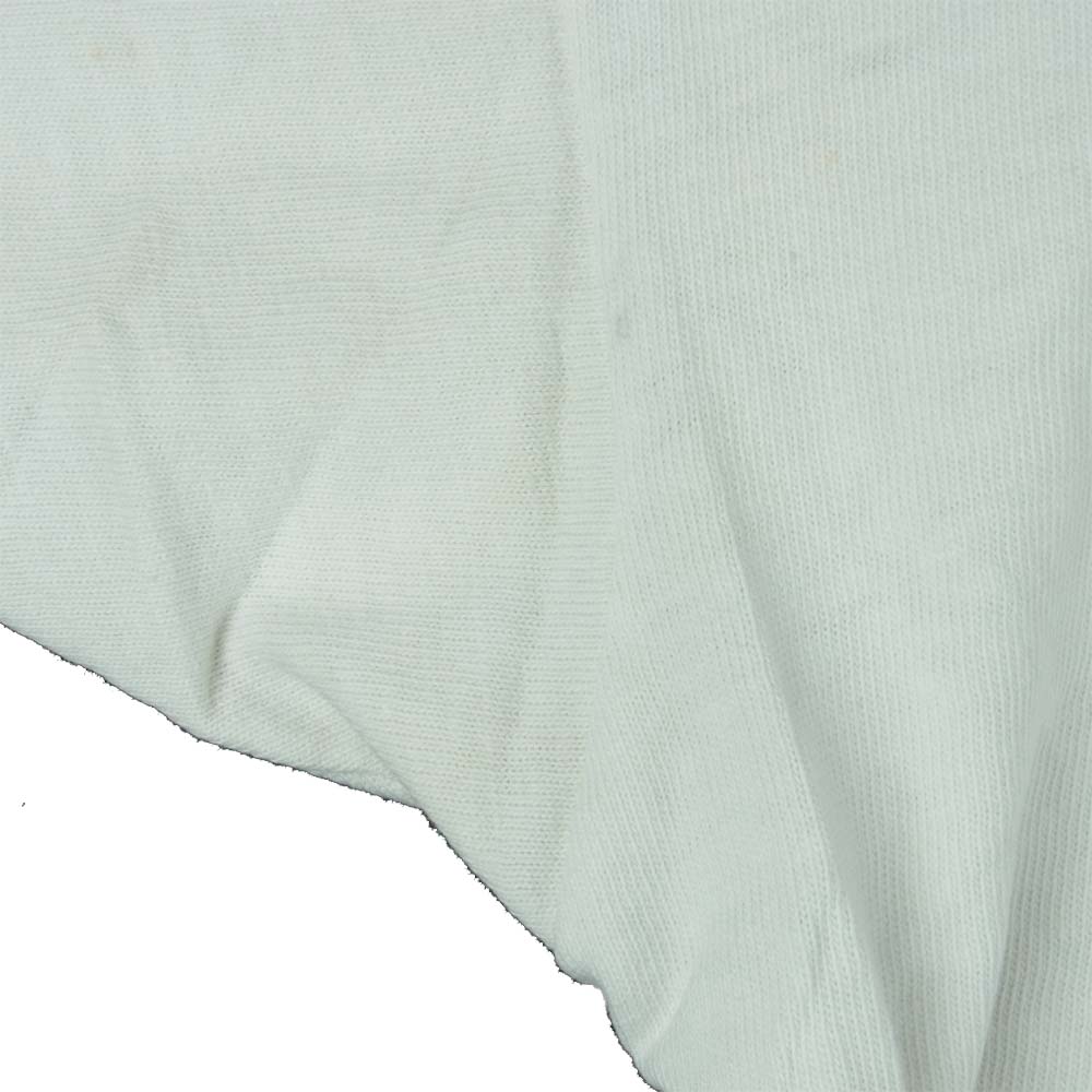 Champion チャンピオン ヴィンテージ 70s 80s バータグ プリント 半袖 Tシャツ コットン オフホワイト系 XL【中古】