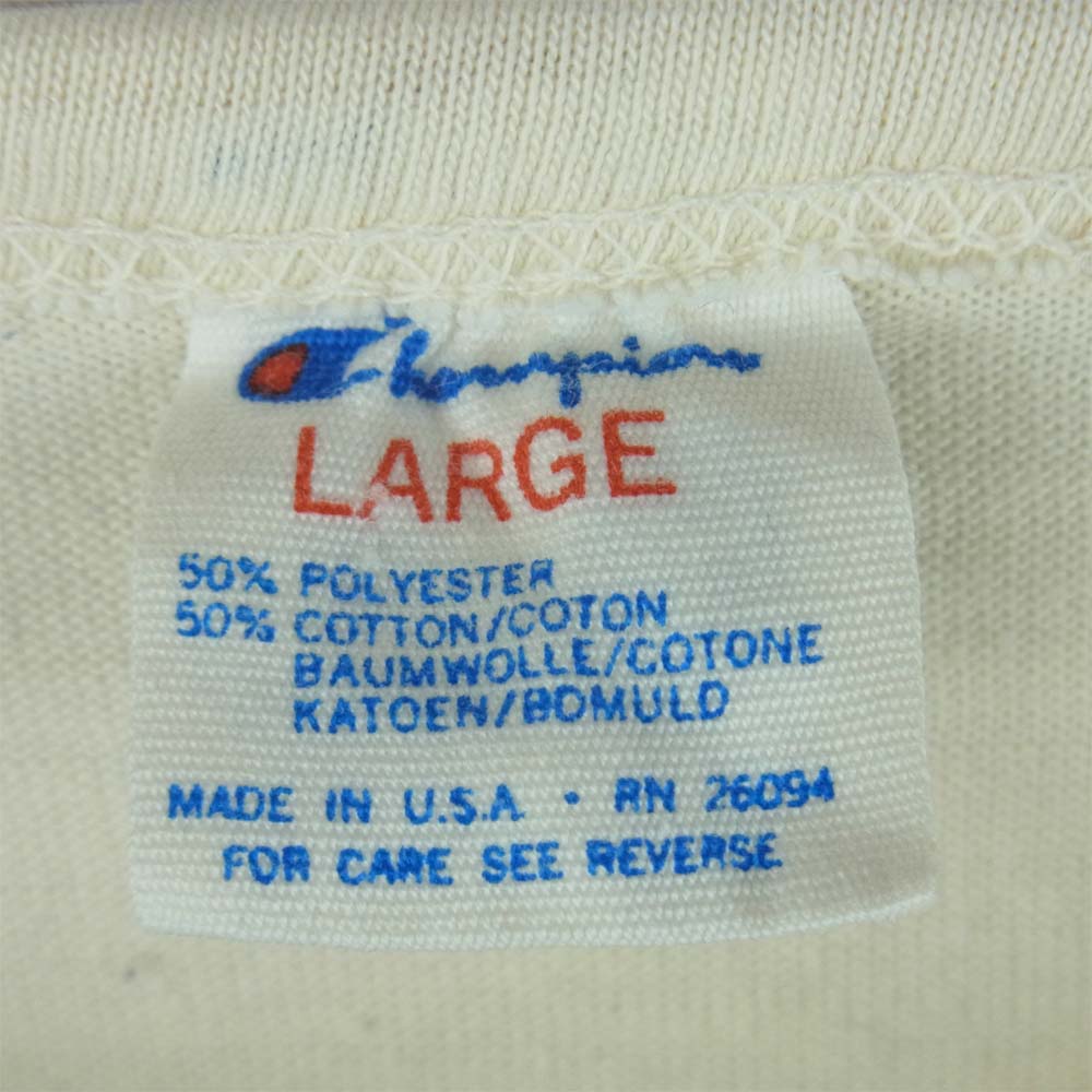 Champion チャンピオン ヴィンテージ 80s トリコタグ ヘンリー ネック