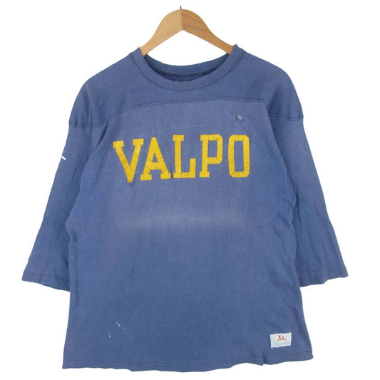 Champion チャンピオン ヴィンテージ 60s 70s チャンピオン フットボール Tシャツ ブルー系 XL【中古】