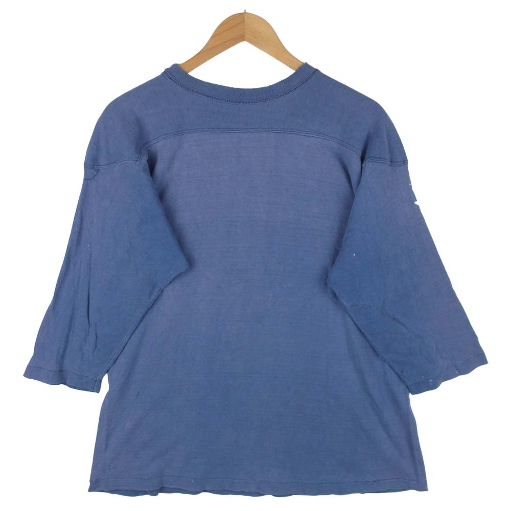 70s チャンピオン フットボールシャツ 割りと美品 ブルー 青 ビンテージ Champion チャンピオン ヴィンテージ 60s 70s チャンピオン