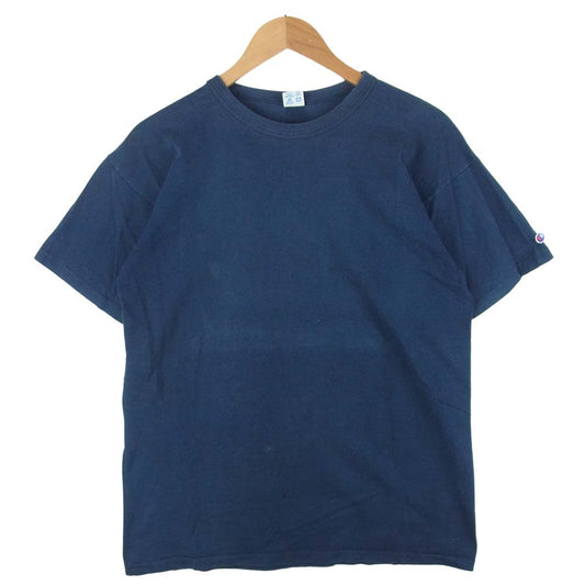 Champion チャンピオン ヴィンテージ 80s トリコタグ バックプリント 半袖 Tシャツ コットン ネイビー系 XL【中古】