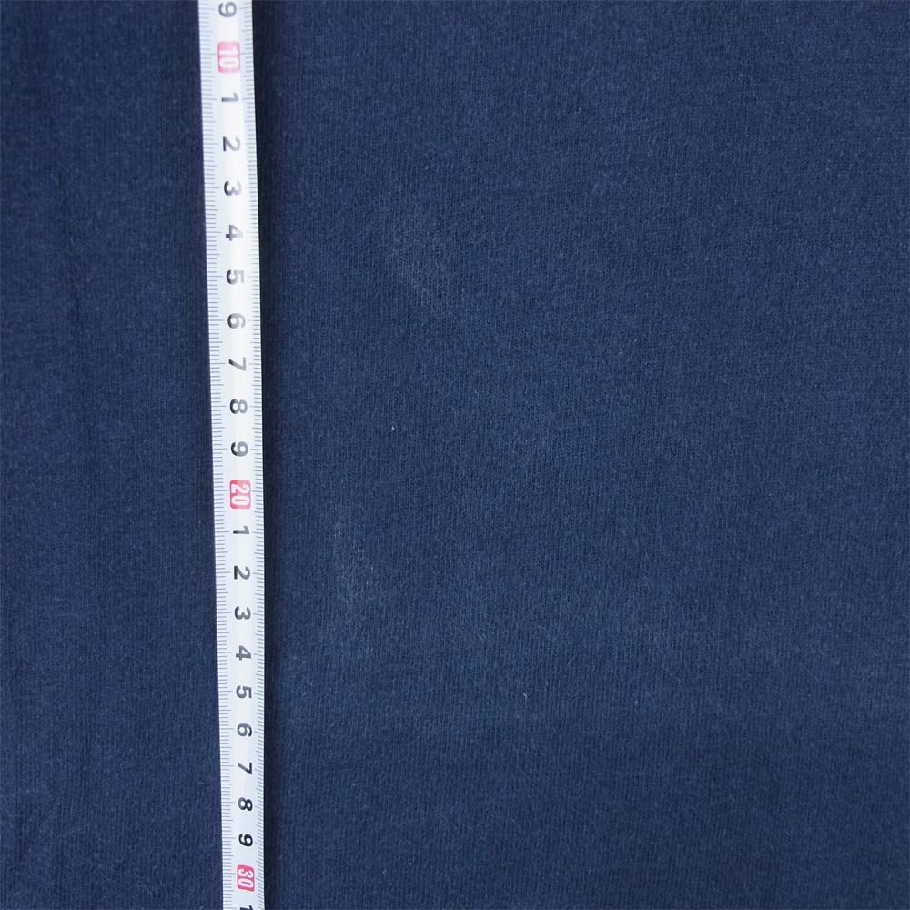 Champion チャンピオン ヴィンテージ 80s トリコタグ バックプリント 半袖 Tシャツ コットン ネイビー系 XL【中古】