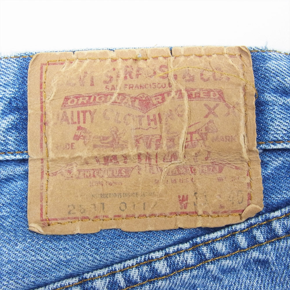 Levi's リーバイス オリジナル 501 RED LINE 赤耳 524刻印 インディゴブルー系【中古】