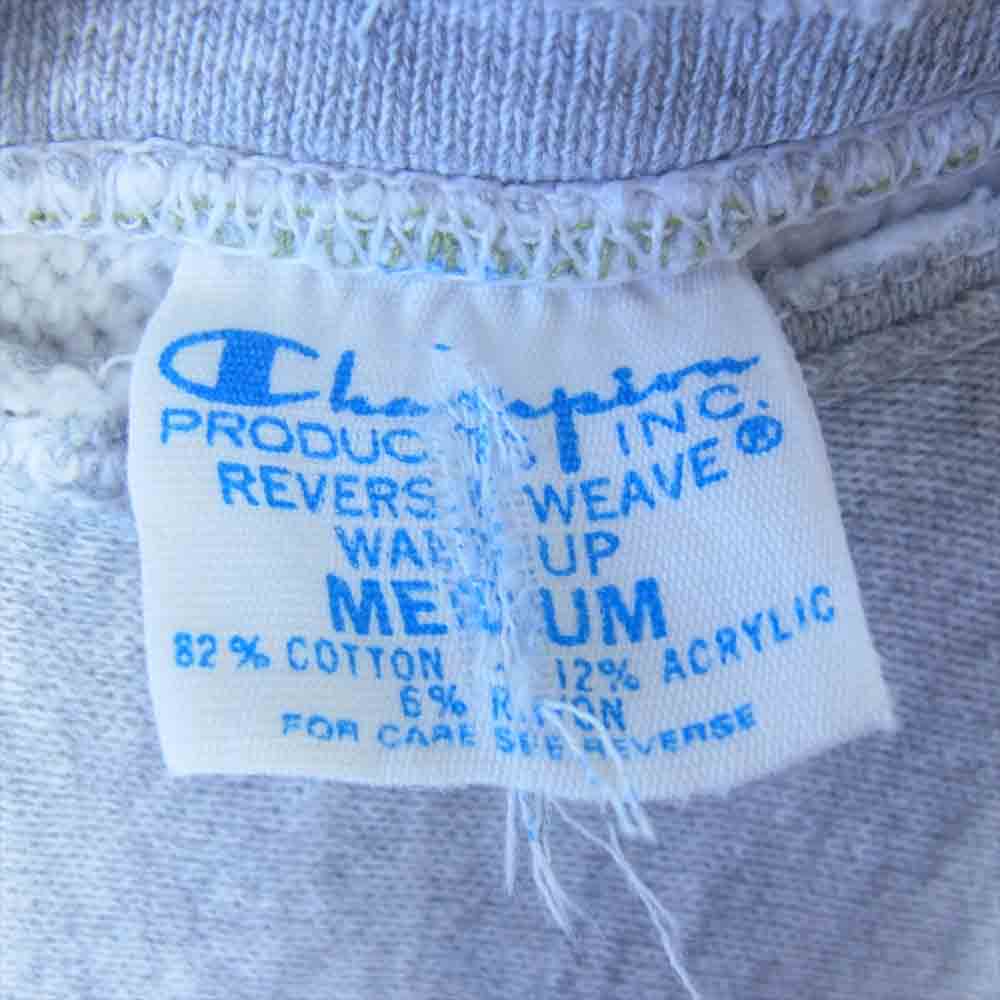 Champion チャンピオン ヴィンテージ 70ｓ 80s 単色タグ 染み込み NAVY グレー系 M【中古】