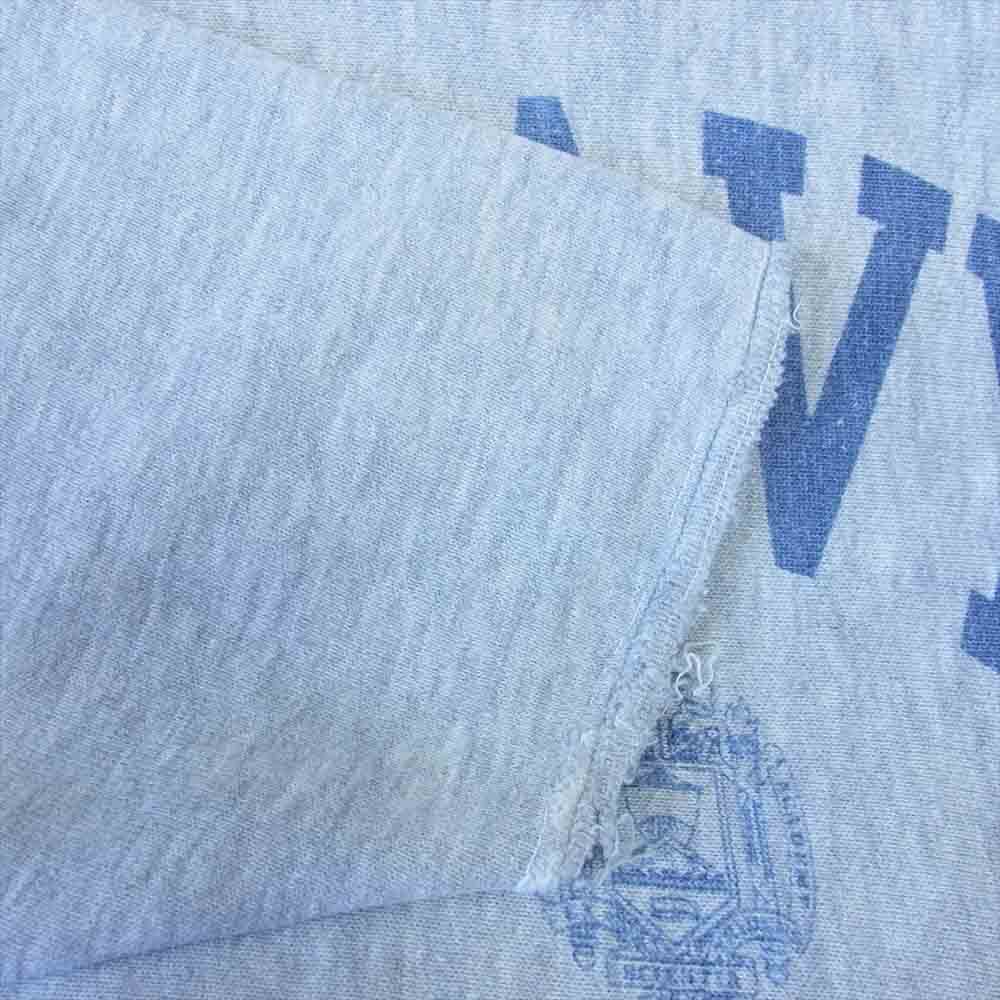 Champion チャンピオン ヴィンテージ 70ｓ 80s 単色タグ 染み込み NAVY グレー系 M【中古】