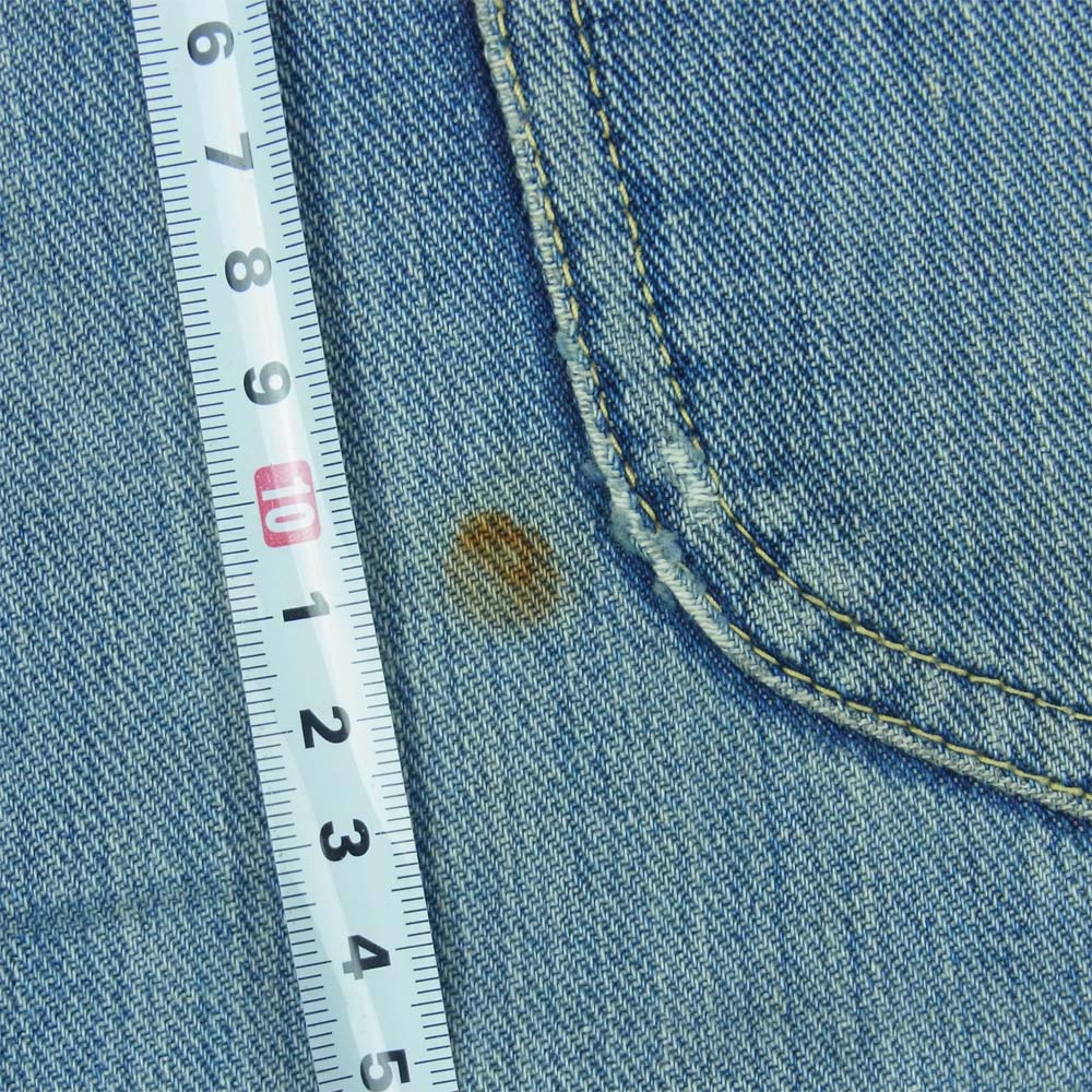 Lee リー 50s 60s 101B サイド黒タグ デニム パンツ アメリカ製 インディゴブルー系 33【中古】