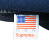 Supreme シュプリーム 18AW 納品書付属 Napped Canvas Camp Cap ネップド キャンバス キャンプ キャップ ネイビー系【中古】