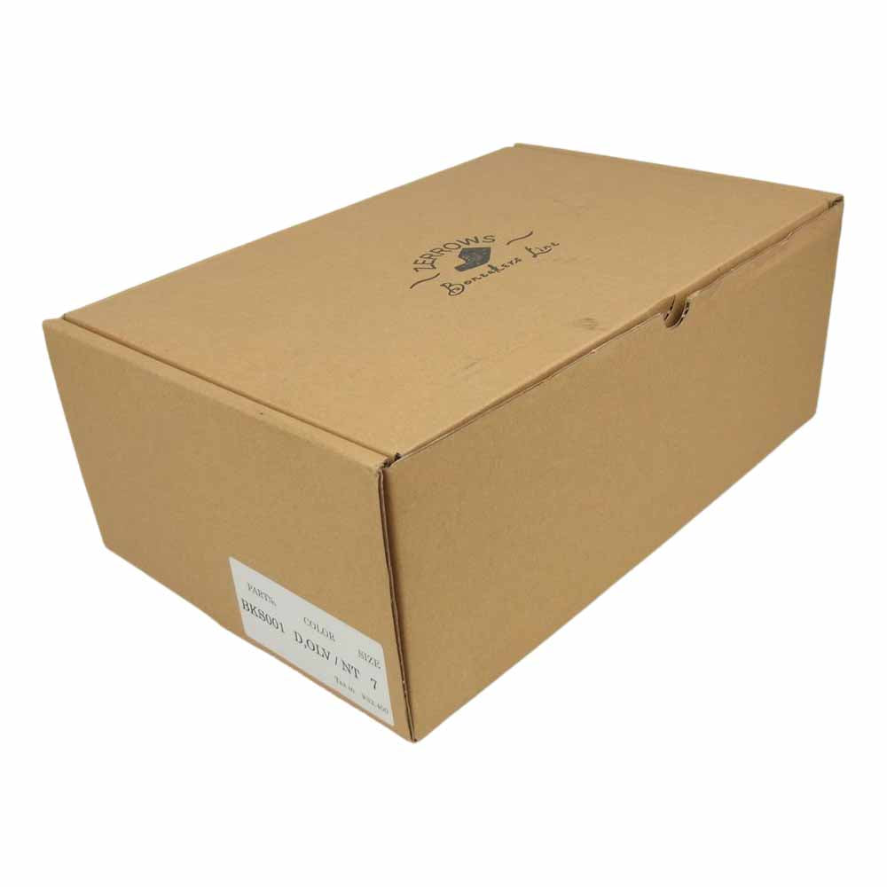 ゼローズ BKS001 Boneakers ボニーカー レースアップ ブーツ ブラウン系 7【中古】