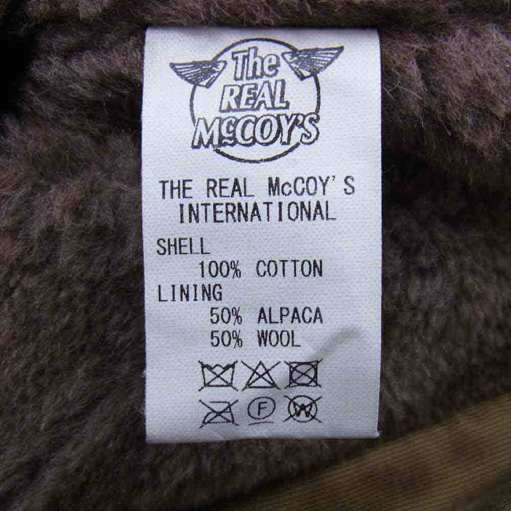 The REAL McCOY'S ザリアルマッコイズ NXsx88197 N-1 DECK JACKET デッキ ジャケット カーキ系 38【中古】