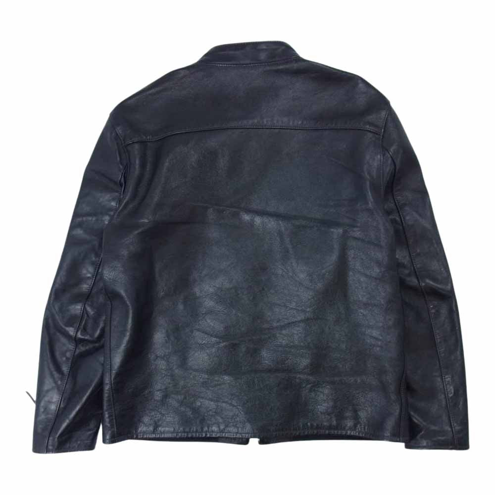 The REAL McCOY'S ザリアルマッコイズ BUCO ブコ J-100 JACKET ホースハイド レザー シングル ライダース ブラック系 40【中古】