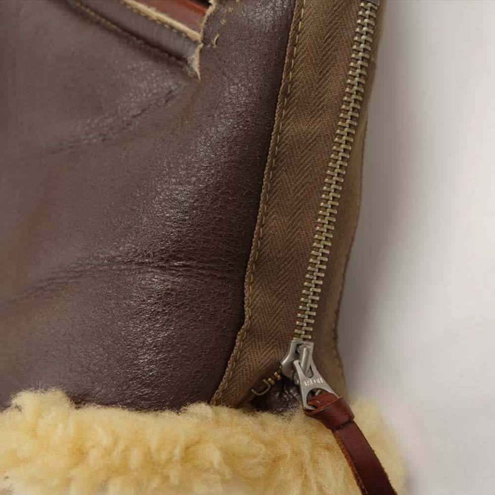 THE FEW ザフュー Contract No. 43-13616 B-6 AERO LEATHER SIDE ZIP エアロレザー 実名復刻 レザー フライト ジャケット 36R【中古】