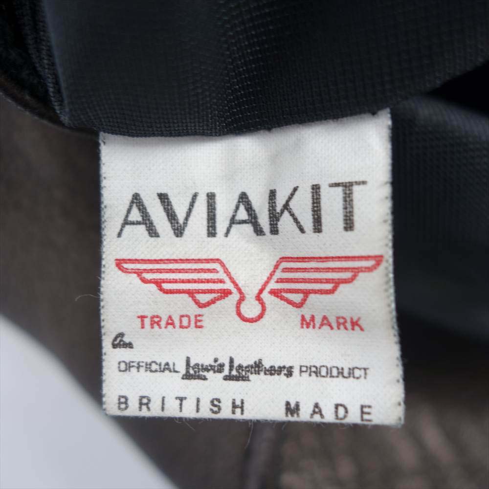 Lewis Leathers ルイスレザー 391 LIGHTNING ライトニング シープスキン ダブル レザー ライダース ジャケット ダークブラウン系 42【中古】