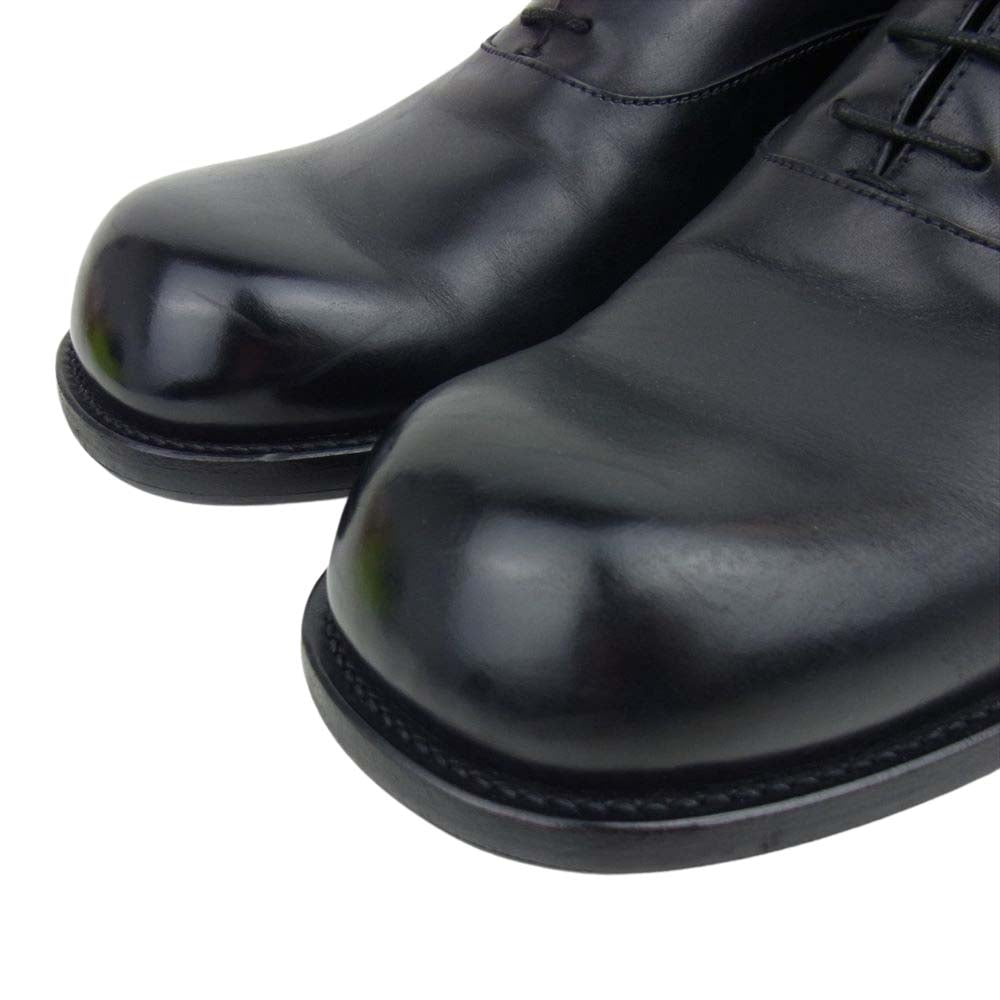 PRADA プラダ 20AW 2EE351 プレーントゥ レザー シューズ ブラック系 8.5【中古】