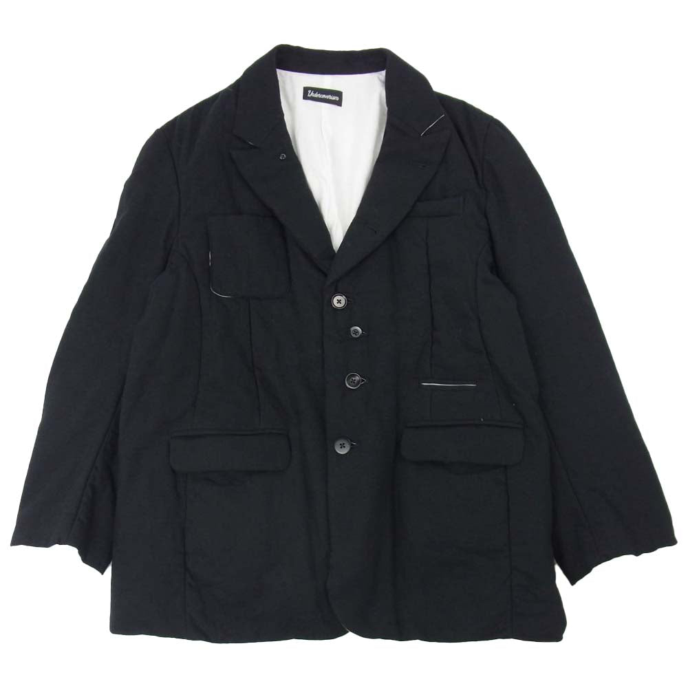 UNDERCOVER アンダーカバー 21AW UI2A4101 薄中綿 ユガミ BB ジャケット ブラック系 4【極上美品】【中古】