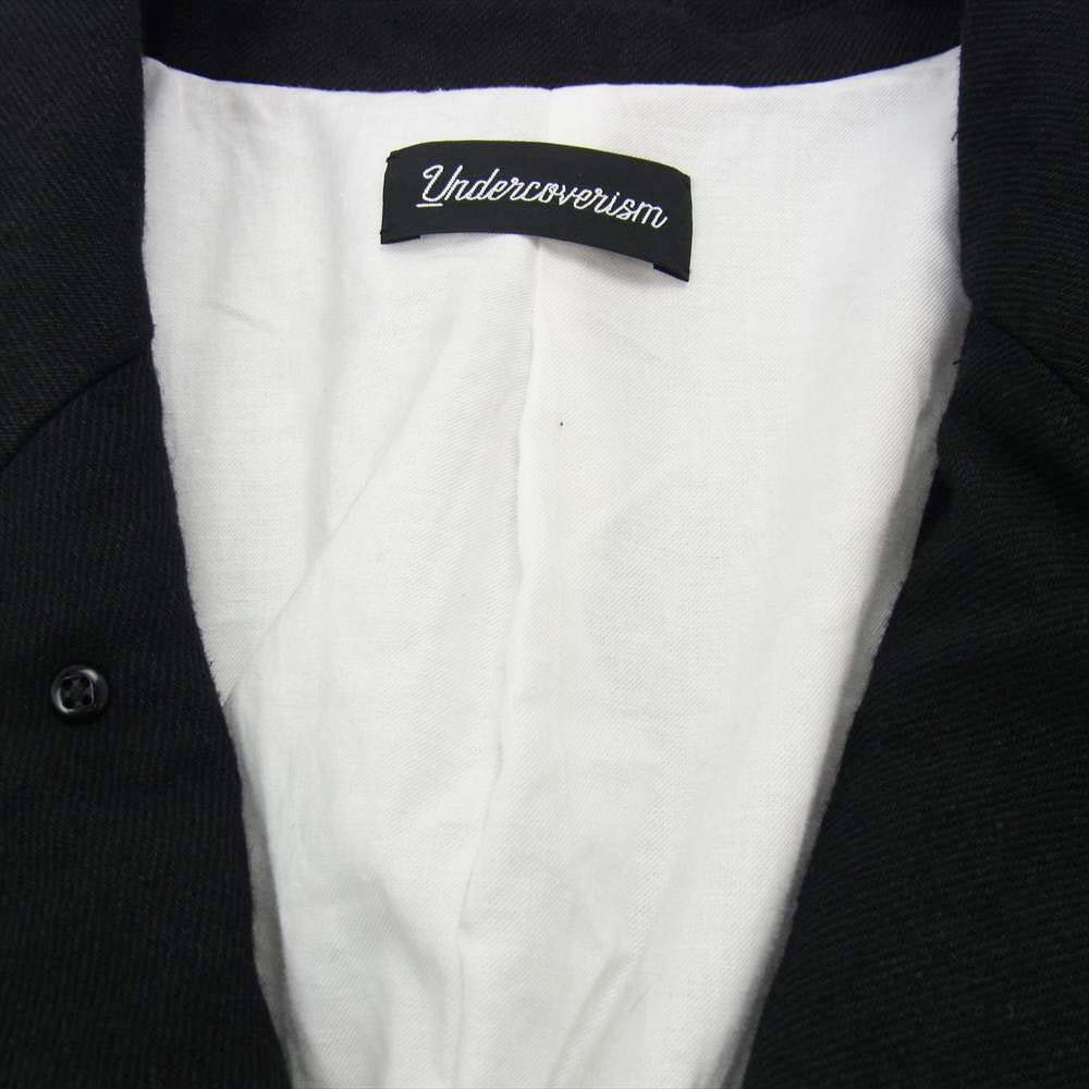 UNDERCOVER アンダーカバー 21AW UI2A4101 薄中綿 ユガミ BB ジャケット ブラック系 4【極上美品】【中古】