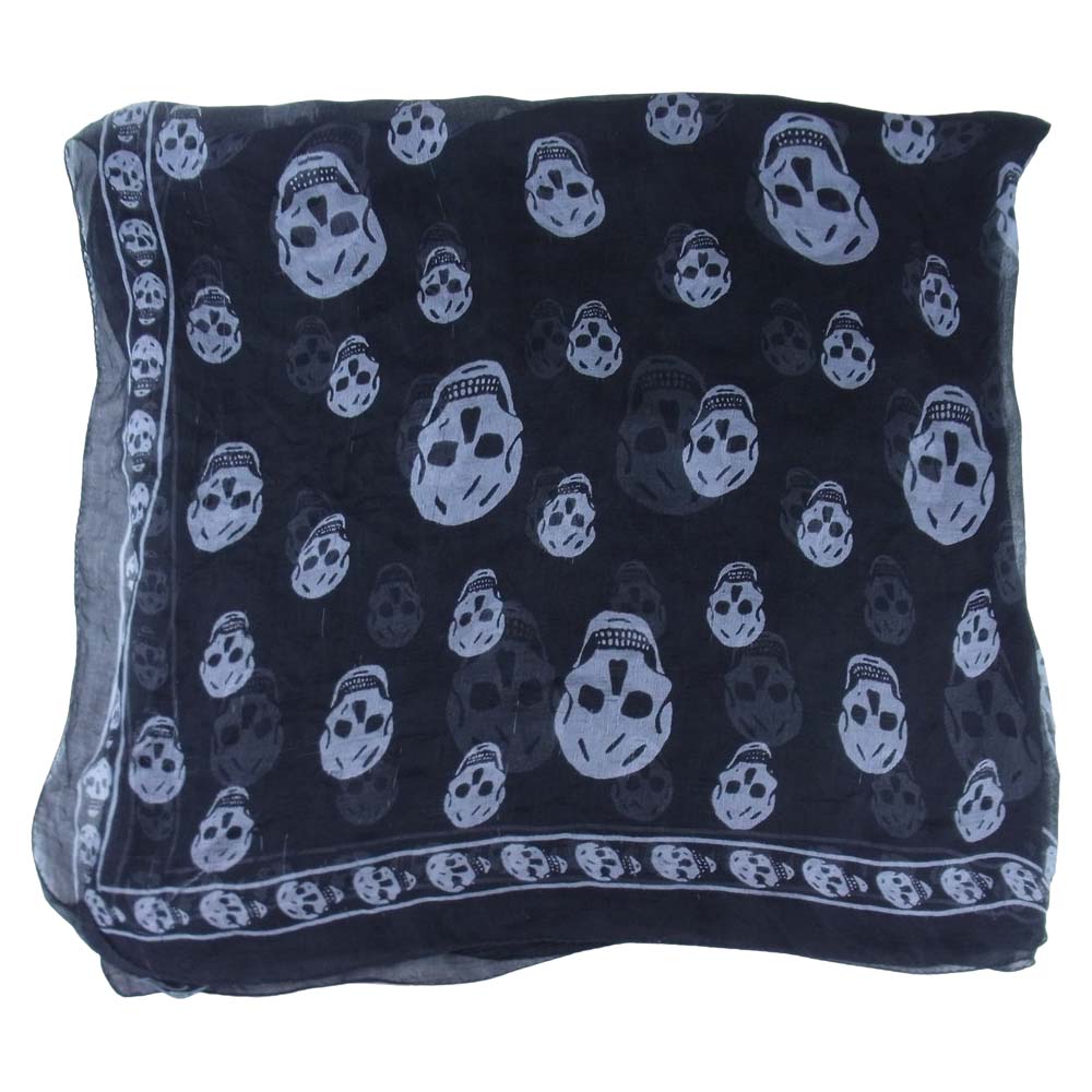 Alexander McQueen アレキサンダーマックイーン スカル スカーフ