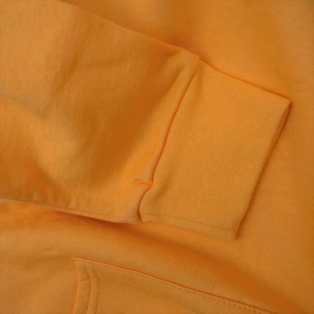 CHROME HEARTS クロムハーツ（原本無） × OFF-WHITE HD PLVR V オフホワイト ロゴ バックプリント プルオーバー パーカー オレンジ系 M【極上美品】【中古】