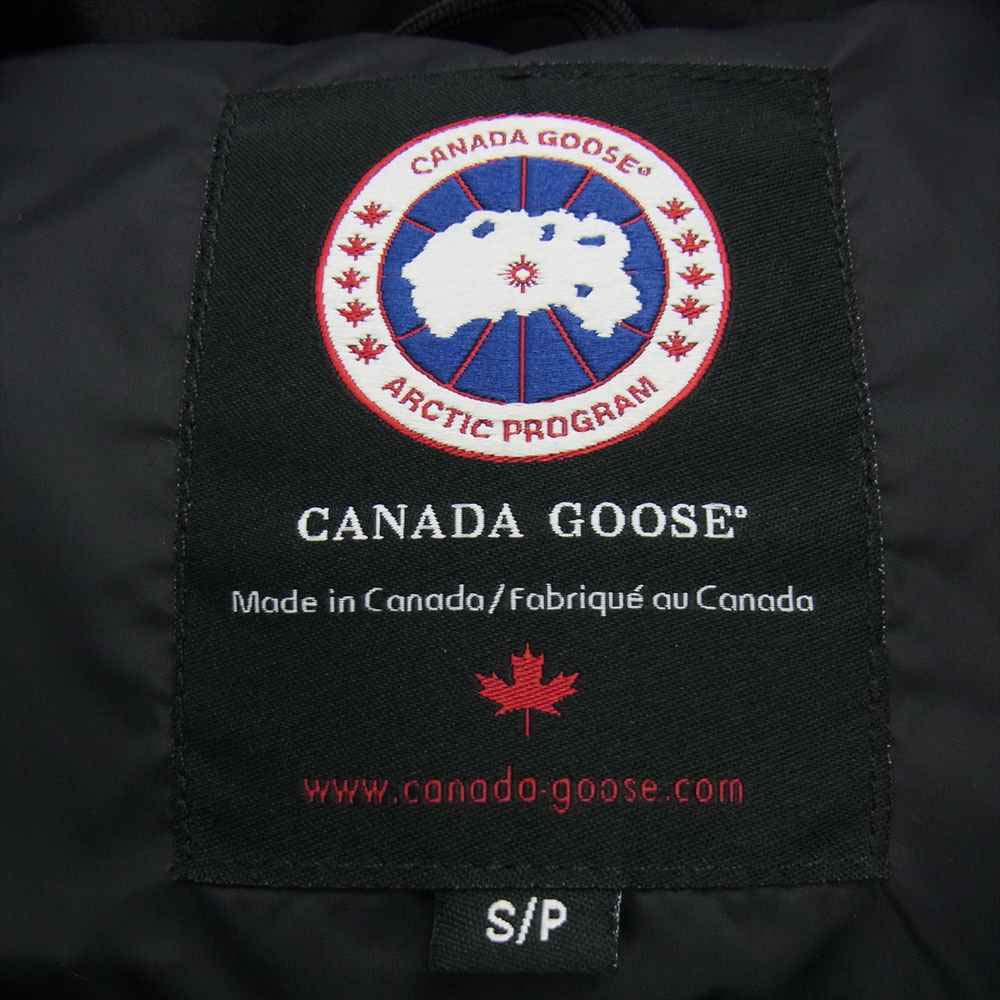 CANADA GOOSE カナダグース 3434JMB R 国内正規品 BEAMS別注 MONTRAL モントリオール ブラックラベル ブラック系 S【美品】【中古】
