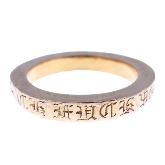CHROME HEARTS クロムハーツ（原本有） 22K CH FUCK YOU SPACER RING 3mm ファックユー スペーサー リング ゴールド系 15.5【中古】