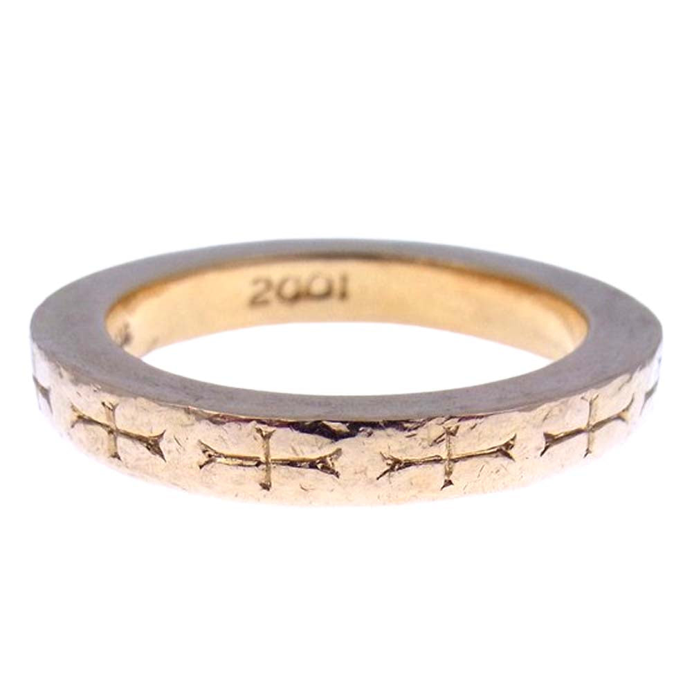 CHROME HEARTS クロムハーツ（原本有） 22K CH FUCK YOU SPACER RING 3mm ファックユー スペーサー リング ゴールド系 15.5【中古】