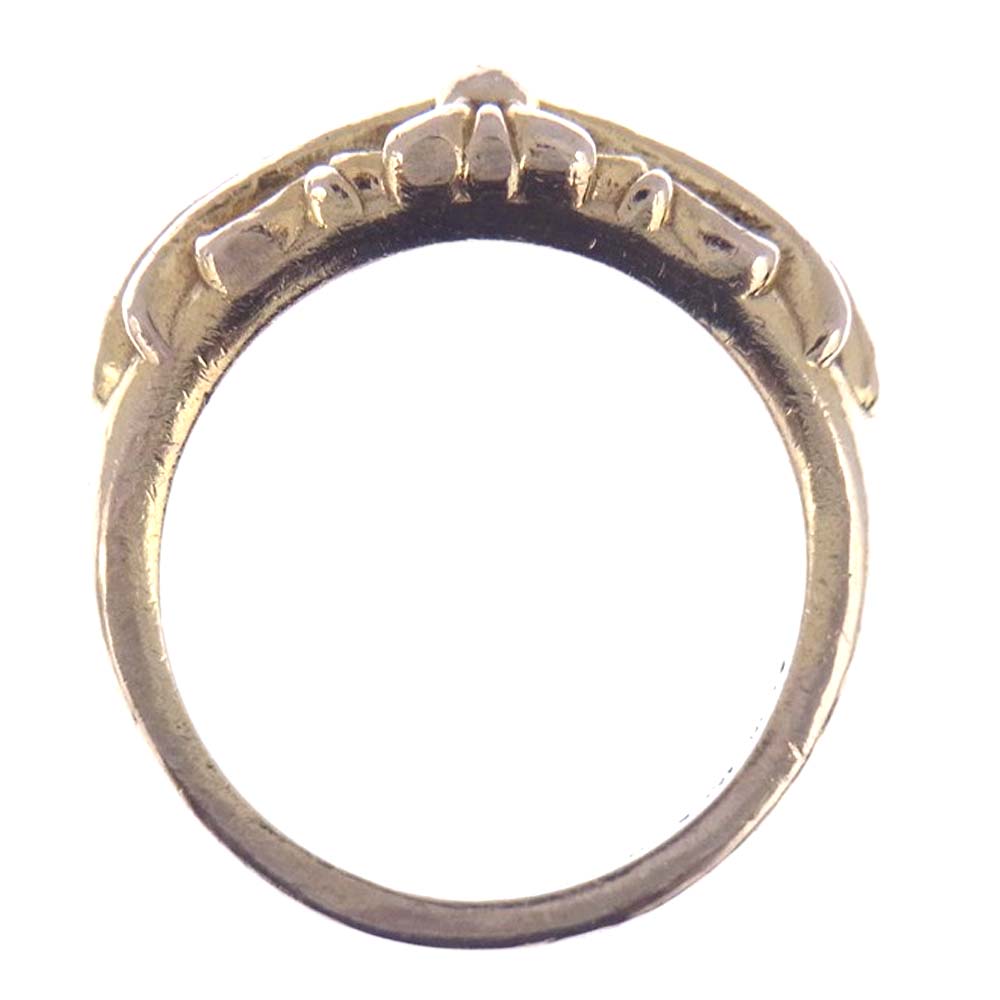 CHROME HEARTS クロムハーツ（原本有） 22K BABY CLSC FLRL CRS ベイビークラシック フローラルクロス リング ゴールド系 15【中古】