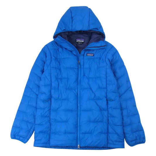 patagonia パタゴニア 19AW 80110 Macro Puff Hoody マクロ パフ フーディー ジャケット ライトブルー系 L【中古】