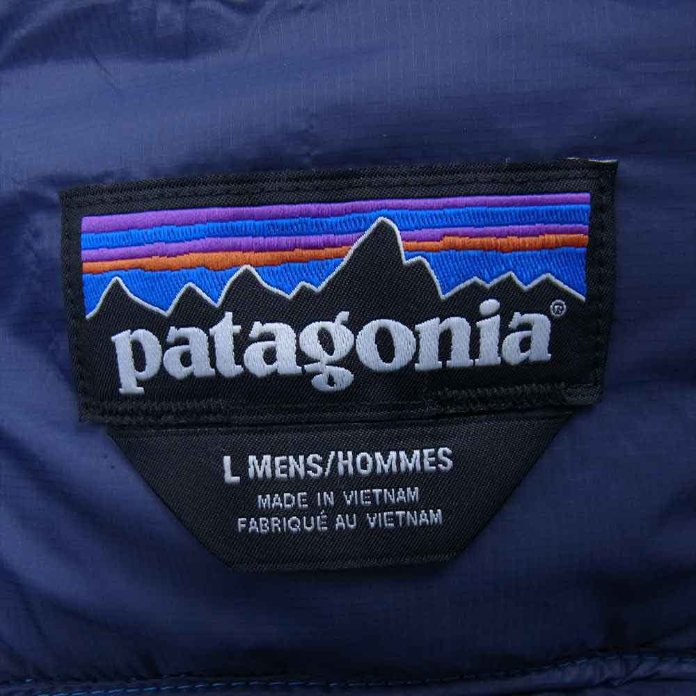 patagonia パタゴニア 19AW 80110 Macro Puff Hoody マクロ パフ フーディー ジャケット ライトブルー系 L【中古】