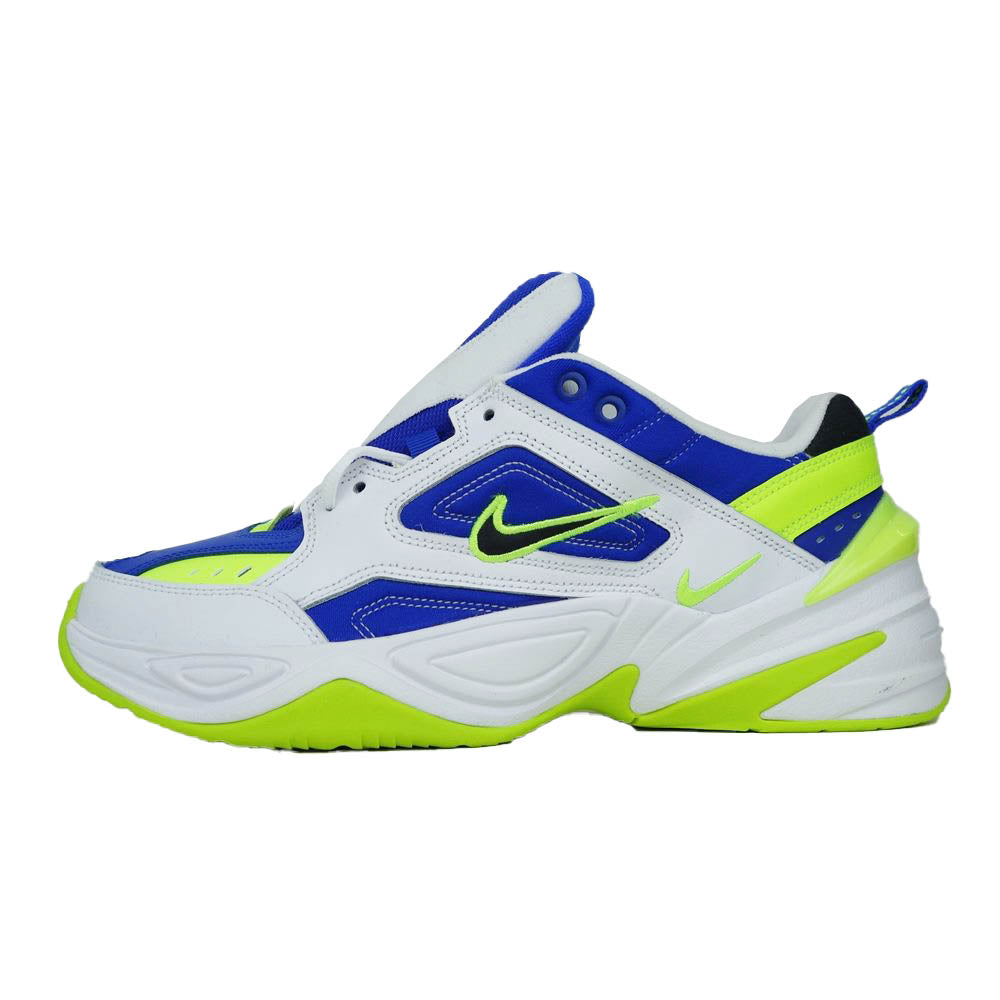 NIKE ナイキ AV4789-105 M2K WHITE BLACK VOLT RACER BLUE テクノ ホワイト ブラック ボルト レーサー ブルー ブルー系 ライトグリーン系 26cm【極上美品】【中古】