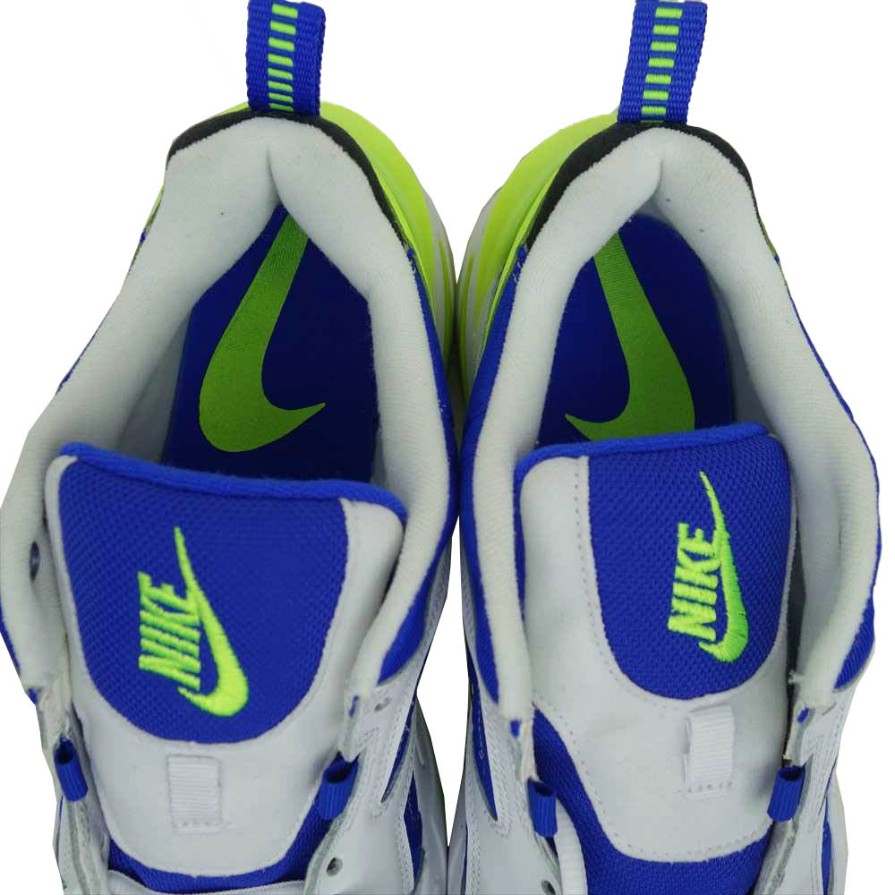 NIKE ナイキ AV4789-105 M2K WHITE BLACK VOLT RACER BLUE テクノ ホワイト ブラック ボルト レーサー ブルー ブルー系 ライトグリーン系 26cm【極上美品】【中古】