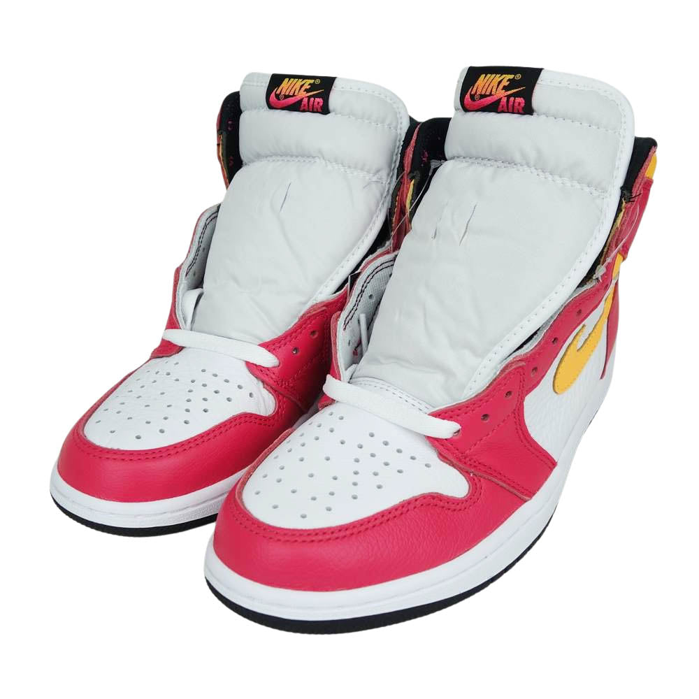 NIKE ナイキ 555088-603 AIR JORDAN 1 RETRO HIGH OG ナイキ エアジョーダン 1 レトロ ハイ  ホワイト系 ピンク系 26cm【新古品】【未使用】【中古】