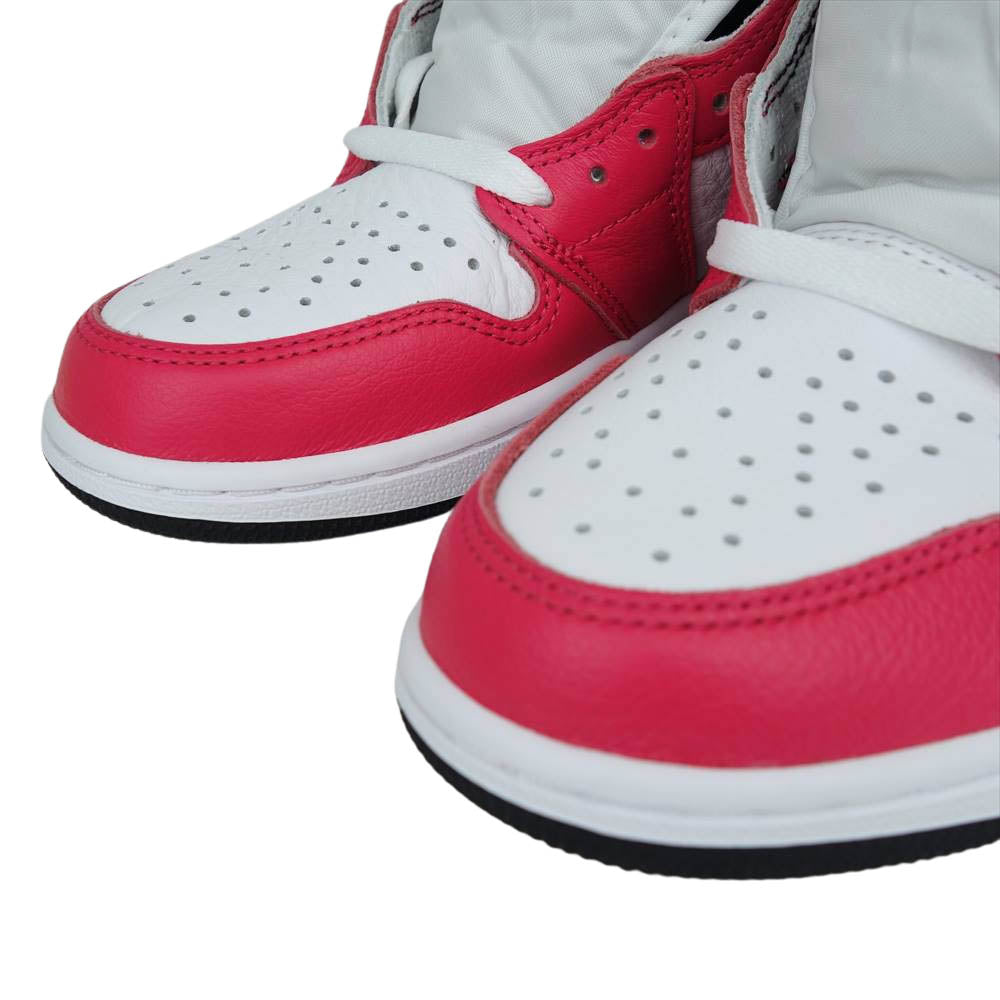 NIKE ナイキ 555088-603 AIR JORDAN 1 RETRO HIGH OG ナイキ エアジョーダン 1 レトロ ハイ  ホワイト系 ピンク系 26cm【新古品】【未使用】【中古】