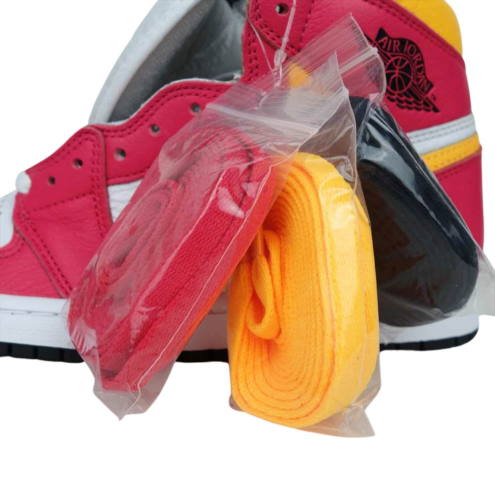 NIKE ナイキ 555088-603 AIR JORDAN 1 RETRO HIGH OG ナイキ エアジョーダン 1 レトロ ハイ  ホワイト系 ピンク系 26cm【新古品】【未使用】【中古】