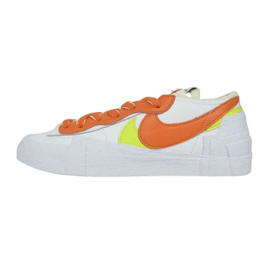 NIKE ナイキ DD1877-100 SACAI X BLAZER LOW MAGMA ORANGE サカイ × ブレザー ロー マグマ オレンジ メンズ スニーカー  ホワイト系 オレンジ系 26【極上美品】【中古】