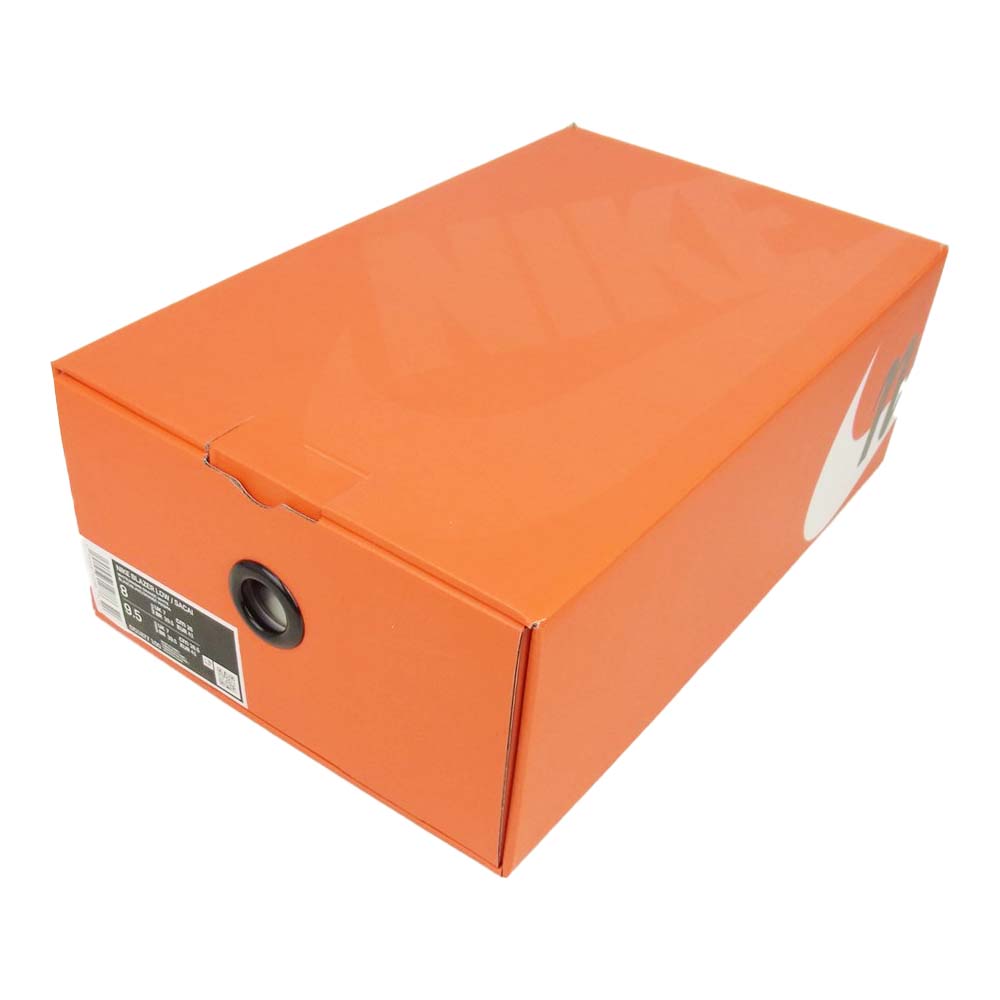 NIKE ナイキ DD1877-100 SACAI X BLAZER LOW MAGMA ORANGE サカイ × ブレザー ロー マグマ オレンジ メンズ スニーカー  ホワイト系 オレンジ系 26【極上美品】【中古】
