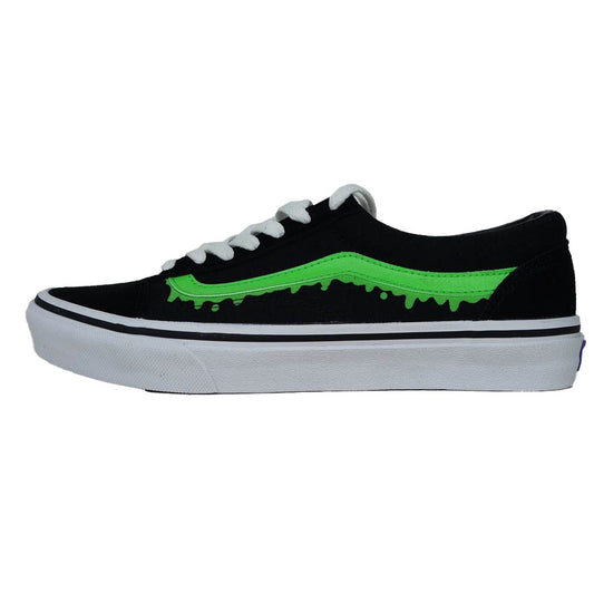 VANS バンズ V36MXMXM OLD SKOOL magical mosh misfits バンズ オールド スクール マジカル モッシュ ミスフィツ スライム付属 ブラック系 ライトグリーン系 26cm【新古品】【未使用】【中古】