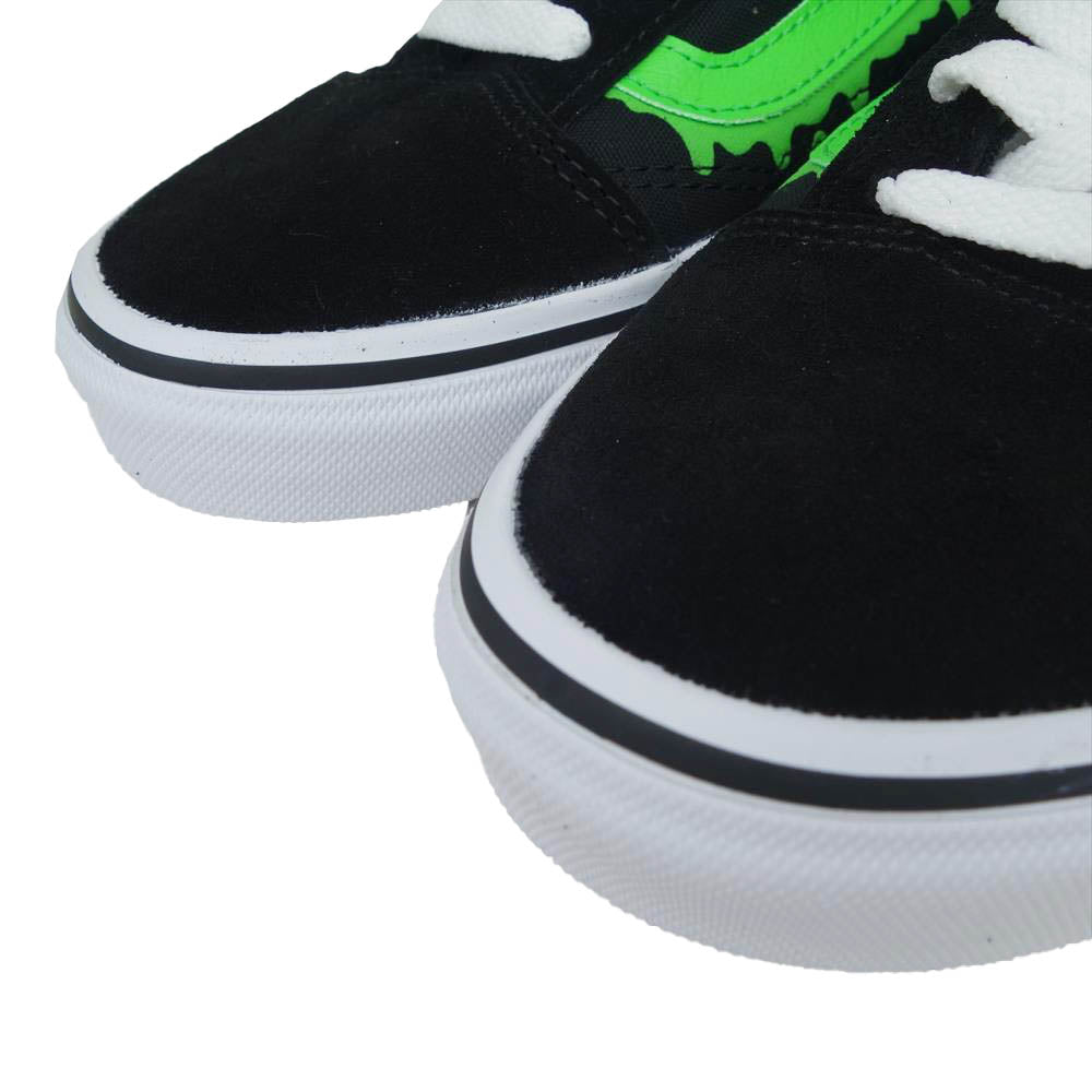 VANS バンズ V36MXMXM OLD SKOOL magical mosh misfits バンズ オールド スクール マジカル モッシュ ミスフィツ スライム付属 ブラック系 ライトグリーン系 26cm【新古品】【未使用】【中古】