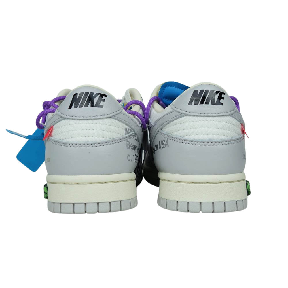 NIKE ナイキ DM1602-125 OFF WHITE DUNK LOW 1OF 50 47 ナイキ × オフホワイト ダンク ロー スニーカー ホワイト系 26.5【新古品】【未使用】【中古】