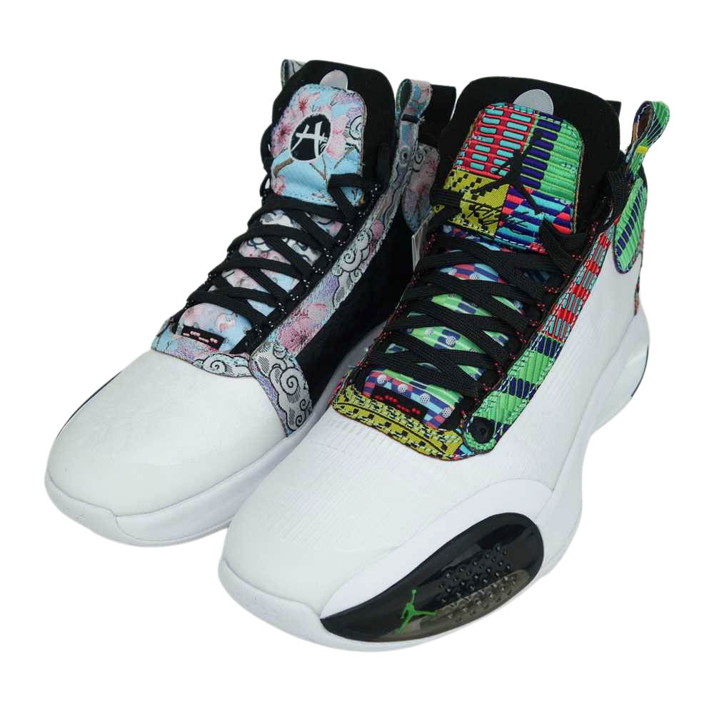 NIKE ナイキ DA1900-900 AIR JORDAN XXXIV RUI PE DA1900 エアジョーダン 34 ルイ 八村 塁 ブラック系 マルチカラー系 26cm【新古品】【未使用】【中古】