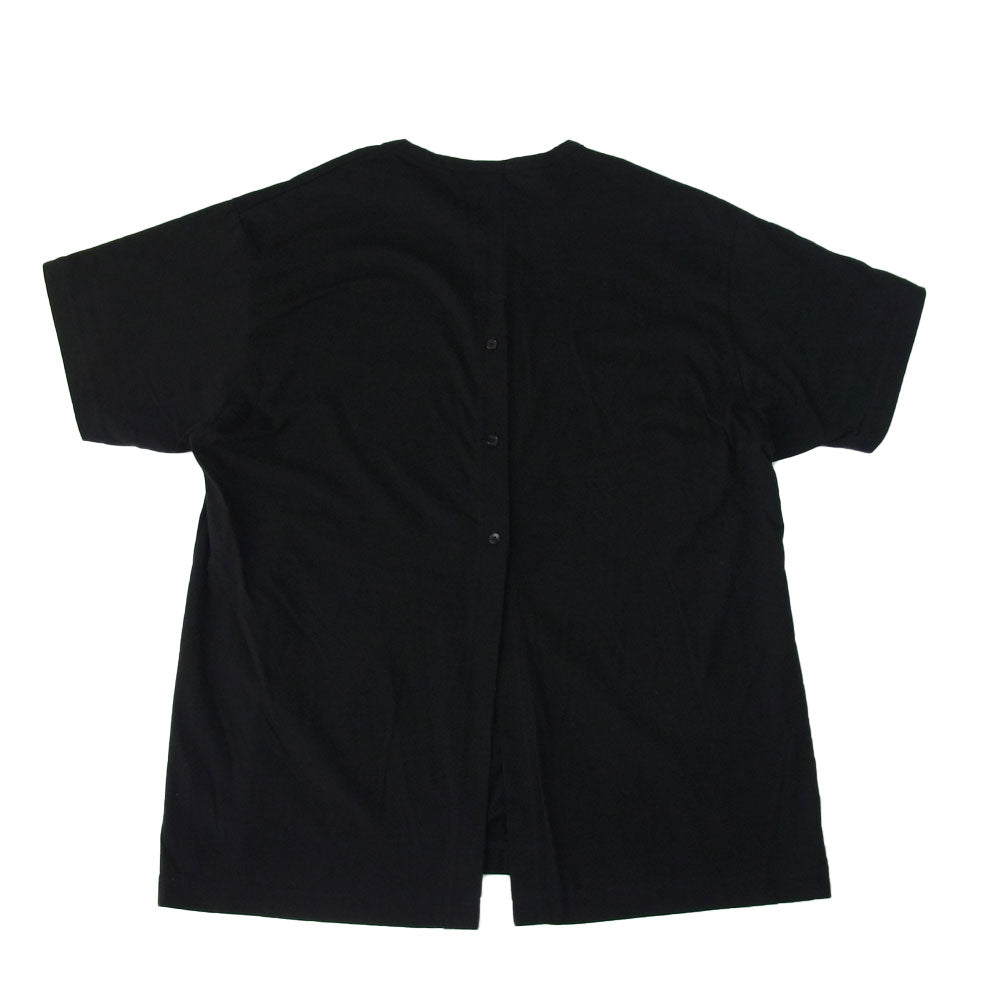 Yohji Yamamoto ヨウジヤマモト GroundY GV-T12-040 バックスリット 半袖 カットソー ブラック系 3【中古】