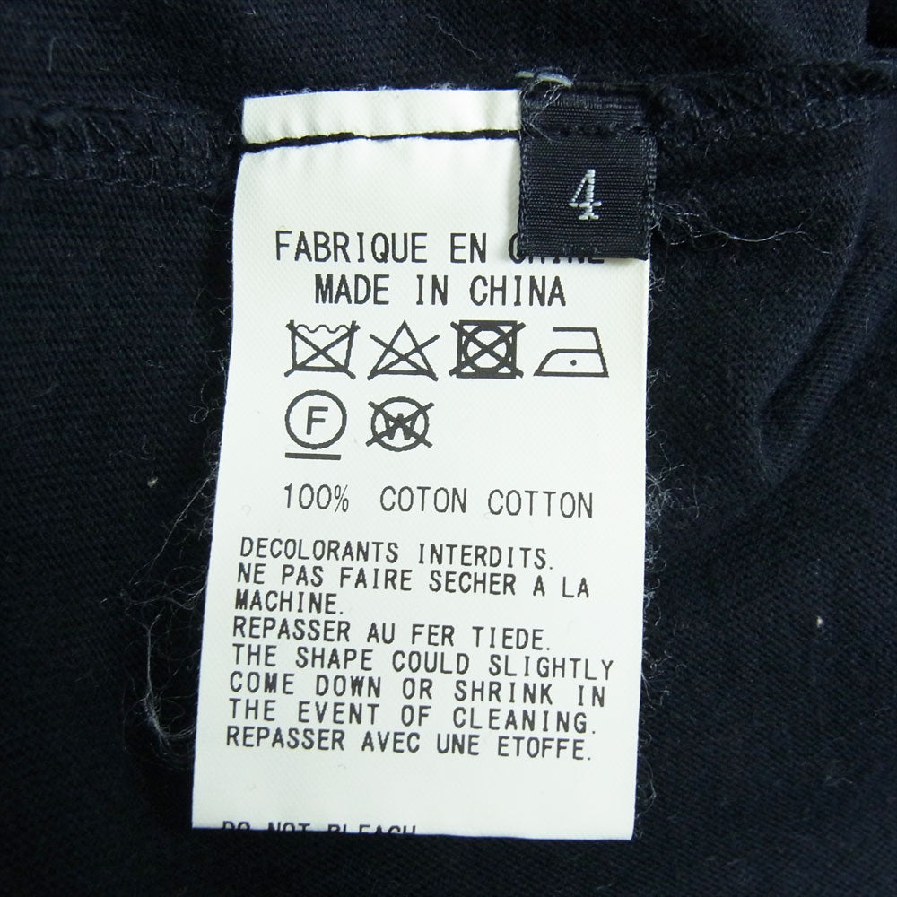 Yohji Yamamoto ヨウジヤマモト GroundY GR-T51-070 ベーシック ビッグ カットソー ブラック系 4【中古】