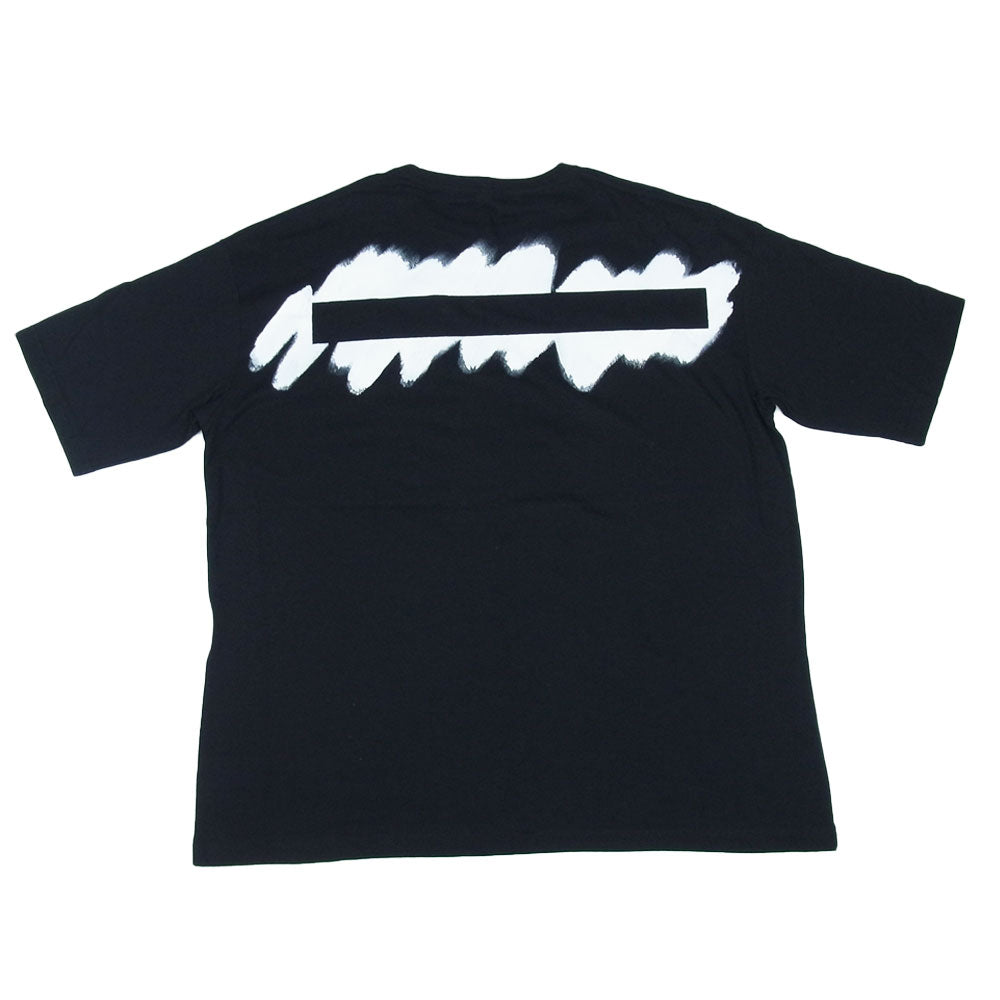 Yohji Yamamoto ヨウジヤマモト GroundY GV-T44-071 ペイント ビッグ 半袖 Tシャツ ブラック系【美品】【中古】