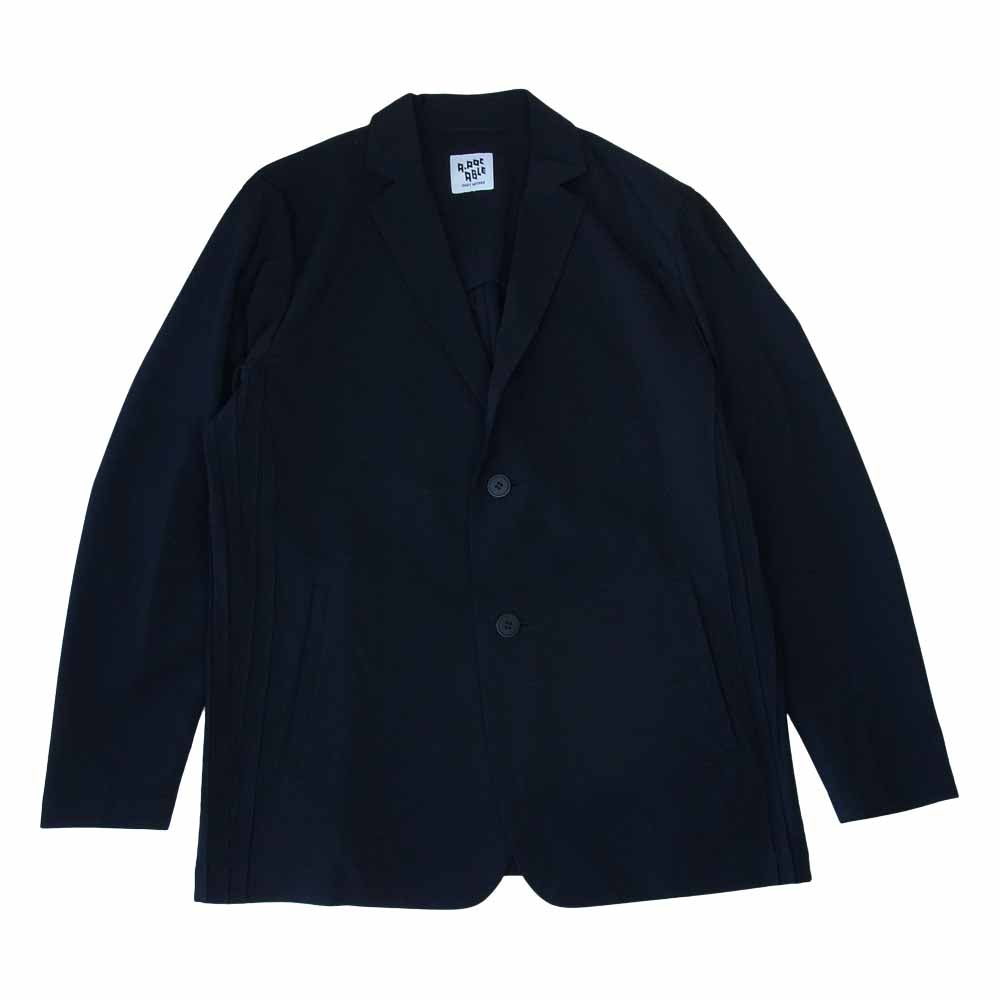 ISSEY MIYAKE イッセイミヤケ AT11FD211 A-POC ABLE サイドプリーツ テーラード ジャケット ブラック系 3【美品】【中古】