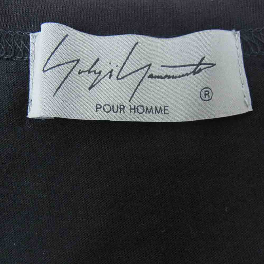 Yohji Yamamoto ヨウジヤマモト POUR HOMME プールオム HD-T14-078 21SS ストリング ヘンリー カーディガン ブラック系 3【美品】【中古】